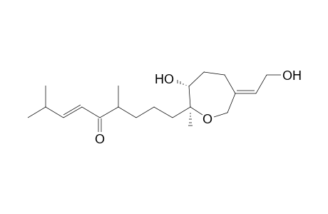 (2S,3R)-2-Methyl-2-(4',8'-dimethyl-5'-oxonon-6'-en-1'-yl)-3-hydroxy-6-(.beta.-hydroxyvinylidene)-1-oxacycloheptane