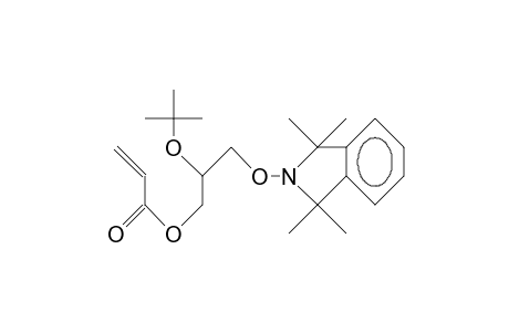 2-T-Butoxy-3-(1,1,3,3-tetramethyl-1,3-dihydro-isoindol-2-yloxy)-propyl acrylate