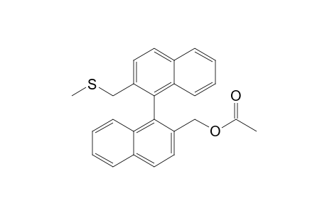 [1-[2-(methylsulfanylmethyl)-1-naphthyl]-2-naphthyl]methyl acetate