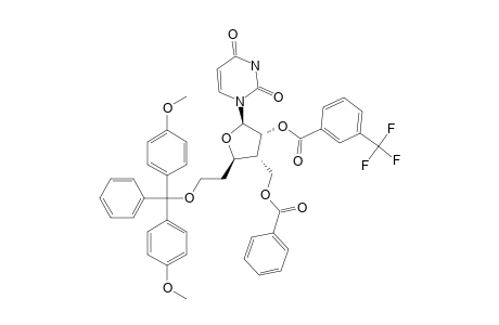 #21;1-[(2R,3R,4R,5R)-4-BENZOYLOXYMETHYL-5-[2-(4,4'-DIMETHOXYTRIPHENYLMETHOXY)-ETHYL]-3-[(META-TRIFLUOROMETHYL)-BENZOYLOXY]-TETRAHYDROFURAN-2-YL]-URACIL