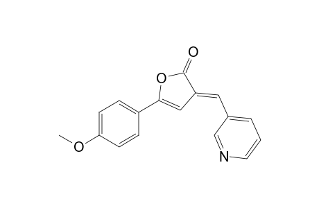 5-(4-Methoxyphenyl)-3-(3-pyridinylmethylene)-2(3H)-furanone