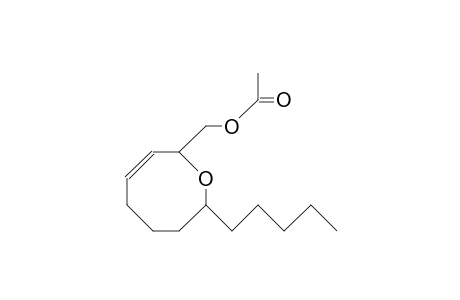 5,6,7,8-Tetrahydro-2-acetoxymethyl-8-pentyl-4H-oxocene
