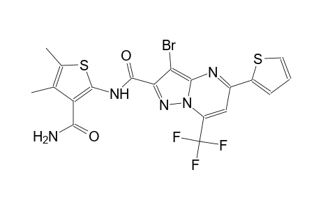 N-[3-(aminocarbonyl)-4,5-dimethyl-2-thienyl]-3-bromo-5-(2-thienyl)-7-(trifluoromethyl)pyrazolo[1,5-a]pyrimidine-2-carboxamide