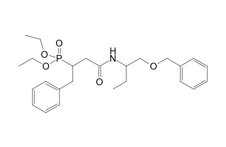 Diethyl N-[1'-(benzyloxy)but-2-yl]-4-phenylbutanoylamido-3-phosphonate