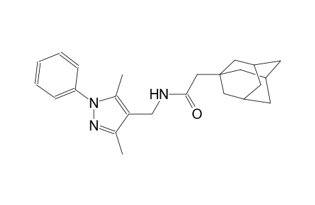 2-(1-adamantyl)-N-[(3,5-dimethyl-1-phenyl-1H-pyrazol-4-yl)methyl]acetamide