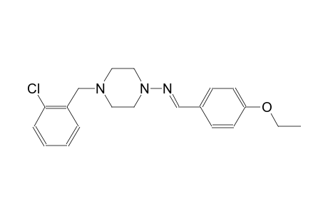 4-(2-chlorobenzyl)-N-[(E)-(4-ethoxyphenyl)methylidene]-1-piperazinamine