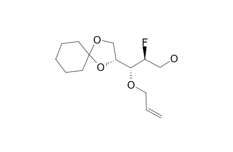 (2-S,3-R)-3-(ALLYLOXY)-3-[(2-R)-1,4-DIOXASPIRO-[4.5]-DECANYL]-2-(R,S)-FLUOROPROPAN-1-OL