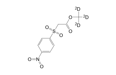 Methyl-D3 p-nitrophenylsulphonylacetate
