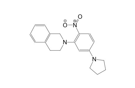 isoquinoline, 1,2,3,4-tetrahydro-2-[2-nitro-5-(1-pyrrolidinyl)phenyl]-