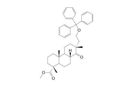 METHYL-14-OXO-16-(TRIPHENYLMETHOXY)-ISOPIMARATE