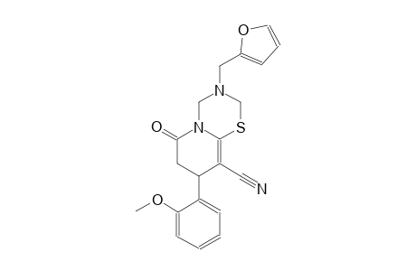 2H,6H-pyrido[2,1-b][1,3,5]thiadiazine-9-carbonitrile, 3-(2-furanylmethyl)-3,4,7,8-tetrahydro-8-(2-methoxyphenyl)-6-oxo-