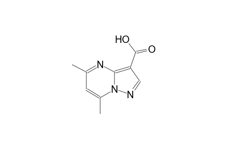 pyrazolo[1,5-a]pyrimidine-3-carboxylic acid, 5,7-dimethyl-