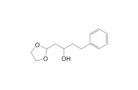 1-(1,3-Dioxolane-2-yl)-4-phenylbutane-2-ol