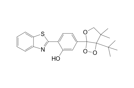 1-[4-(Benzothiazol-2-yl)-3-hydroxyphenyl]-5-tert-butyl-4,4-dimethyl-2,6,7-trioxabicyclo[3.2.0]heptane