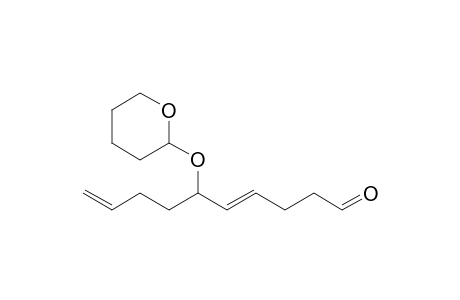 (E)-6-(Tetrahydropyran-2-yloxy)deca-4,9-dienal