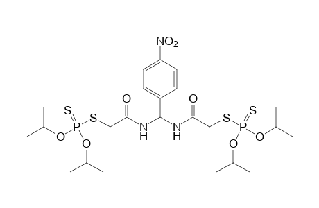 N,N'-(p-nitrobenzylidene)bis[2-mercaptoacetamide], S,S'-diester with O,O-diisopropyl phosphorodithioate
