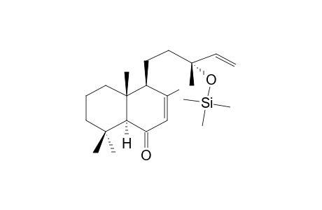 13-Hydroxy-7,14-labdadiene-6-one, tms