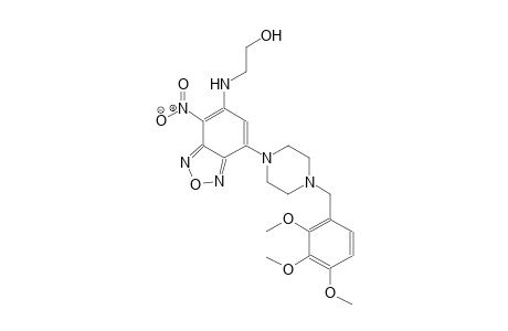 2-({4-nitro-7-[4-(2,3,4-trimethoxybenzyl)-1-piperazinyl]-2,1,3-benzoxadiazol-5-yl}amino)ethanol