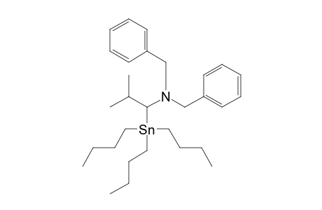 2-Methyl-N,N-bis(phenylmethyl)-1-tributylstannyl-1-propanamine
