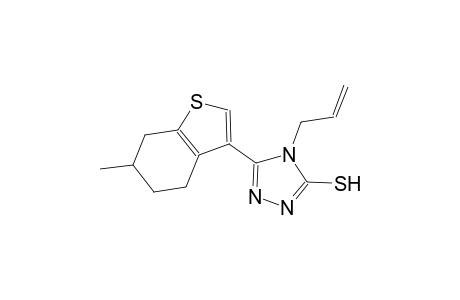 4-allyl-5-(6-methyl-4,5,6,7-tetrahydro-1-benzothien-3-yl)-4H-1,2,4-triazole-3-thiol