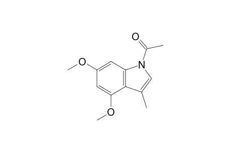1-(4,6-dimethoxy-3-methyl-1-indolyl)ethanone