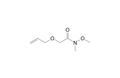2-Allyloxy-N-methoxy-N-methyl-acetamide
