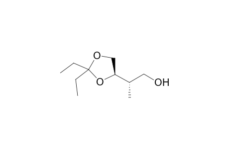 (2S)-2-[(4R)-2,2-diethyl-1,3-dioxolan-4-yl]-1-propanol