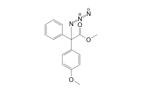 Methyl 2-azido-2-(4-methoxyphenyl)-2-phenyl-acetate