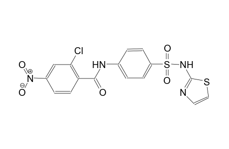 2-chloro-4-nitro-N-{4-[(1,3-thiazol-2-ylamino)sulfonyl]phenyl}benzamide