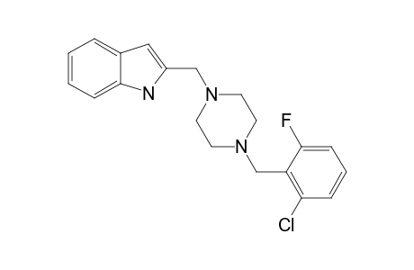 2-[4-[(2-FLUORO,6-CHLORO)-BENZYL]-PIPERAZIN-1-YLMETHYL]-INDOLE