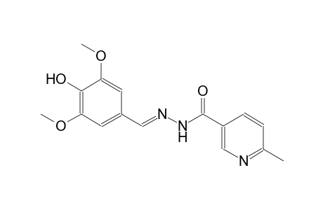 N'-[(E)-(4-hydroxy-3,5-dimethoxyphenyl)methylidene]-6-methylnicotinohydrazide