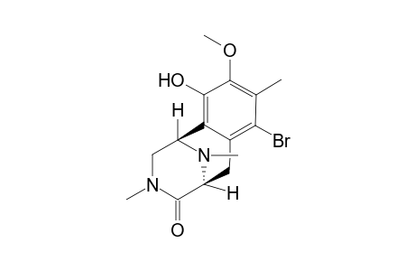 1,2,3,4,5,6-Hexahydro-1,5-imino-7-bromo-10-hydroxy-9-methoxy-3,8,11-triimethyl-3-benzazocin-4-one
