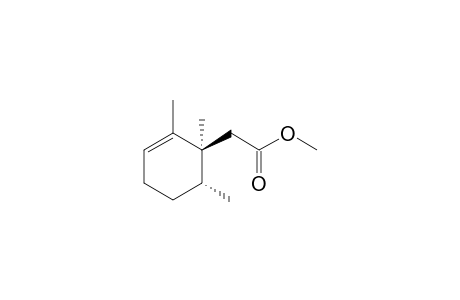 ((1S,6R)-1,2,6-Trimethyl-cyclohex-2-enyl)-acetic acid methyl ester