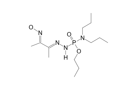 N,N-DIPROPYLAMINO-O-PROPYL-2-(1-METHYL-2-OXOPROPYLIDENE)-PHOSPHONOHYDRAZIDO-OXIME
