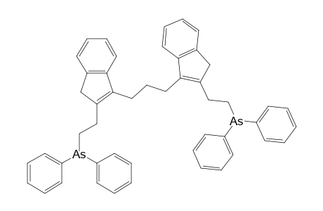 Arsine, [2-[1-[3-[1-[2-(diphenylarsino)ethyl]-1H-inden-3-yl]propyl]-1H-inden-3-yl]ethyl]diphenyl-