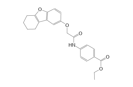 benzoic acid, 4-[[[(6,7,8,9-tetrahydrodibenzo[b,d]furan-2-yl)oxy]acetyl]amino]-, ethyl ester