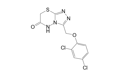 3-((2,4-Dichlorophenoxy)methyl)-5H-[1,2,4]triazolo[3,4-b]-[1,3,4]thiadiazin-6(7H)-one