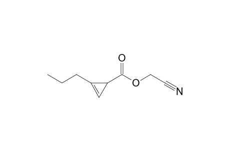 Cyanomethyl 1-propylcyclopropane-3-carboxylate