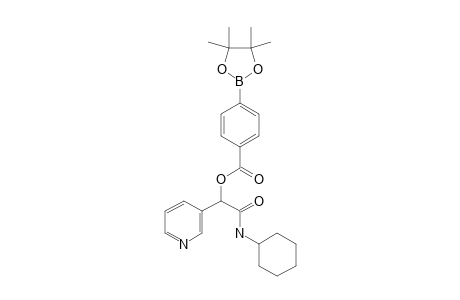 2-(CYCLOHEXYLAMINO)-2-OXO-1-(PYRIDIN-3-YL)-ETHYL-4-(4,4,5,5-TETRAMETHYL-1,3,2-DIOXABOROLAN-2-YL)-BENZOATE