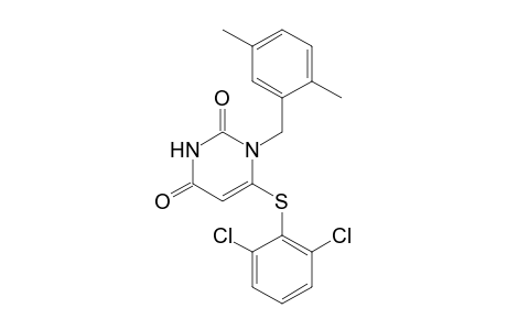 1-(2,5-Dimethylbenzyl)-6-(2,6-dichlorophenylthio)uracil