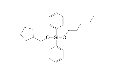 Silane, diphenyl(1-cyclopentylethoxy)pentyloxy-