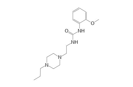 urea, N-(2-methoxyphenyl)-N'-[2-(4-propyl-1-piperazinyl)ethyl]-