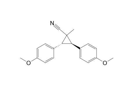 Cyclopropanecarbonitrile, 2,3-bis(4-methoxyphenyl)-1-methyl-, (1.alpha.,2.alpha.,3.beta.)-