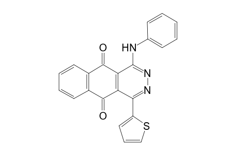 4-(Phenylamino)-1-(thiophen-2-yl)benzo[g]phthalazine-5,10-dione