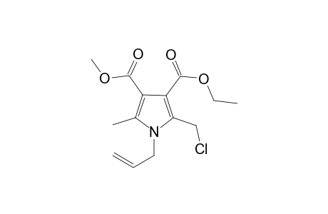 3-Ethyl 4-methyl 1-allyl-2-(chloromethyl)-5-methyl-1H-pyrrole-3,4-dicarboxylate