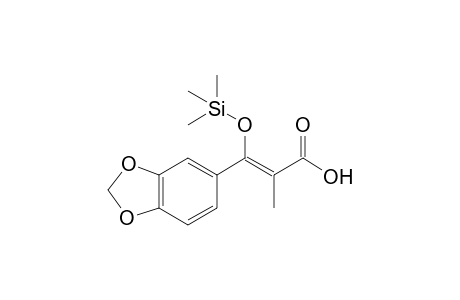 trans-3-(3',4'-Methylenedioxyphenyl)-2-methylglycidate TMS
