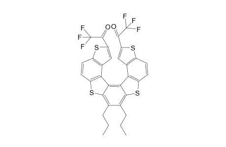 7,8-Dipropyl-2,13-di[2'2',2',2'-trifluoroethanoyl]tetrathia[7]helicene