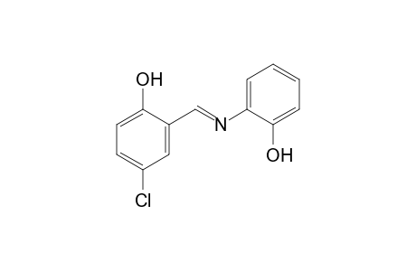 4-chloro-2-[N-(o-hydroxyphenyl)formimidoyl]phenol