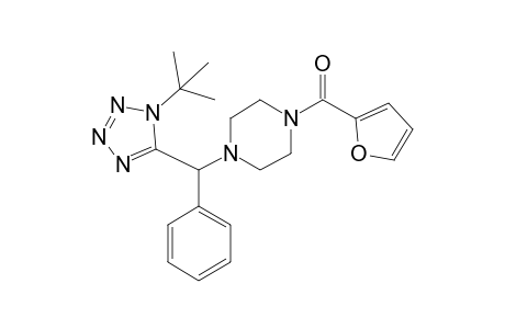 (4-((1-(Tert-butyl)-1H-tetrazol-5-yl)(phenyl)methyl)piperazin-1-yl)(furan-2-yl)methanone