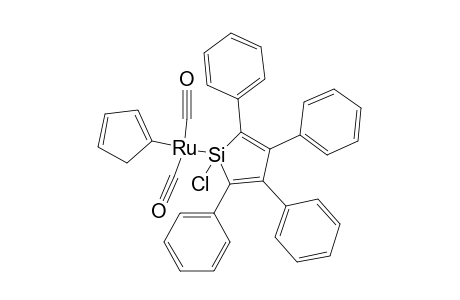 (1-Chloro-2,3,4,5-tetraphenyl-1-silacyclopentadienyl)cyclopentadienyldicarbonylruthenium